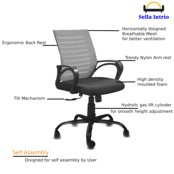 Office Executive Mesh Chair - Image 2